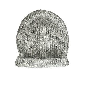Hand Knitted Wool Hat | Vintage Gray Beanie